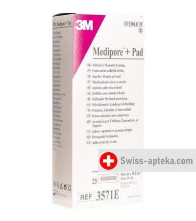 3M Medipore + Pad 10x25см / Wundkissen 5x20.5см 25 штук