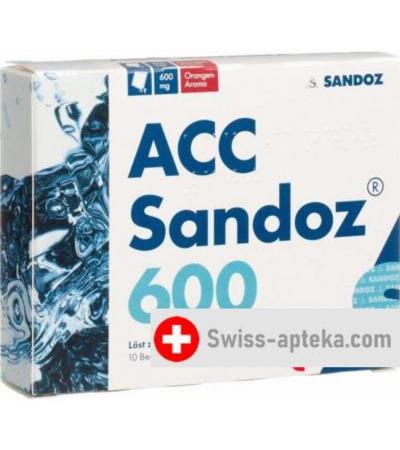 Ацц Сандоз 600 мг 10 пакетиков гранулы
