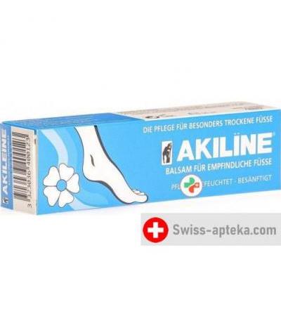 Akileine Blau бальзам Empfindliche Fusse в тюбике 50мл