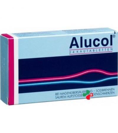 Алукол 24 жевательные таблетки