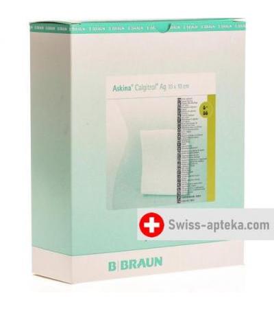 Askina Calgitrol Ag Wundauflage 10x10см 10 штук