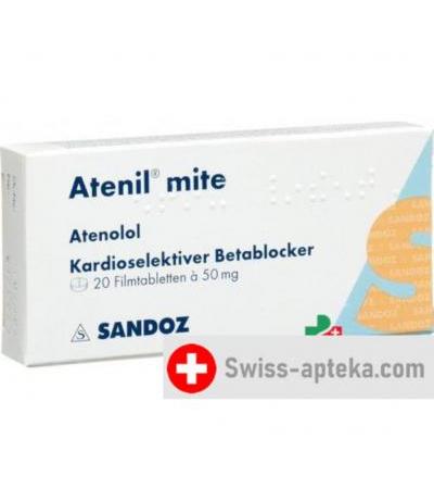 Атенил Мите 50 мг 20 таблеток