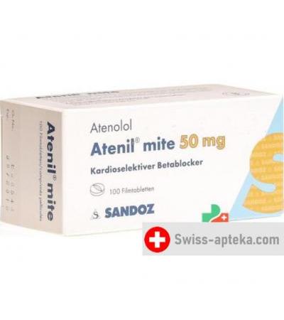 Атенил мите таблеток 50 мг 100