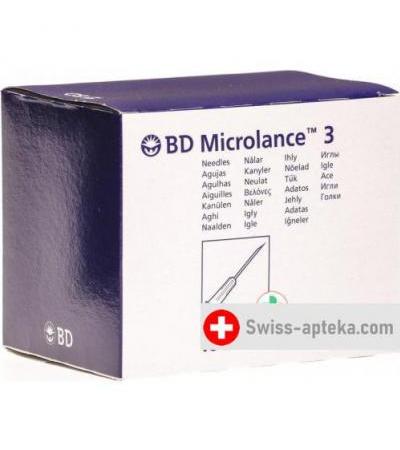 BD Microlance 3 Injektionskanule 1.2мм x 40мм Rosa 100 штук