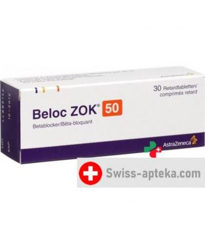 Белок Зок 50 мг 30 ретард таблеток
