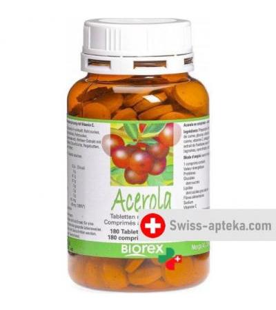 Биорекс Ацерола витамин C 80 мг 180 таблеток