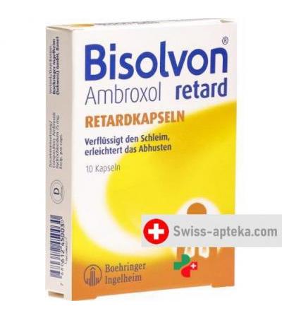 Бизолвон Амброксол ретард 75 мг 10 капсул