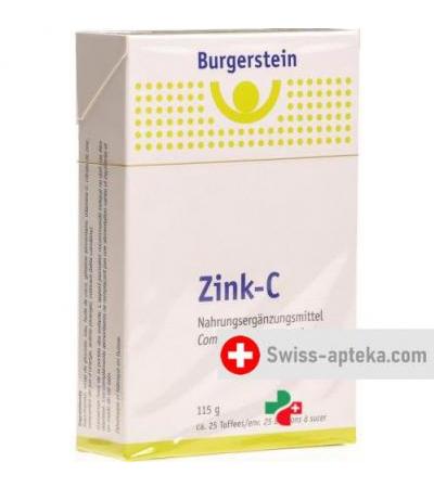Бургерштейн Цинк-C 115 грамм ириски