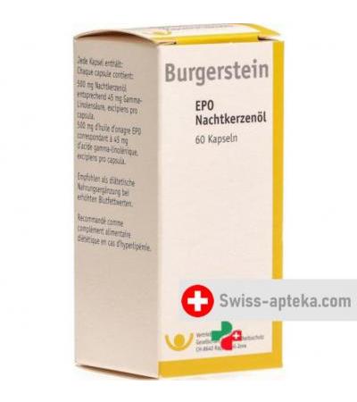 Бургерштейн ЭПО 60 капсул масло примулы вечерней