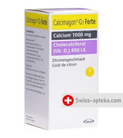 Calcimagon D3 Forte жевательные таблетки Zitron (neu) 90 штук