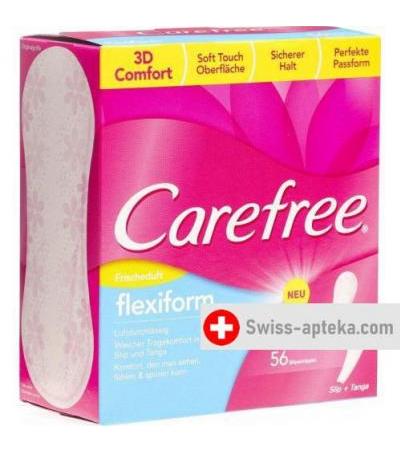Carefree Flexi Form White Fresh 56 штук
