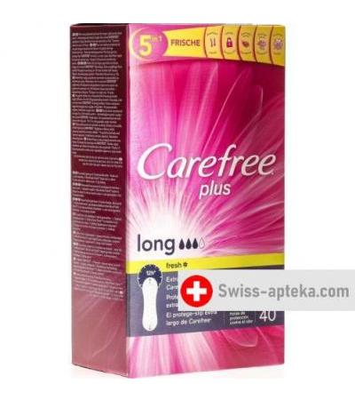 Carefree Plus Long Fresh Slipeinlagen 40 штук