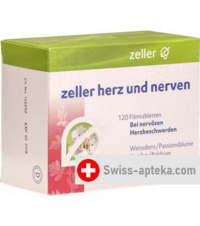 Целлер Сердце и Нервы 120 таблеток покрытых оболочкой
