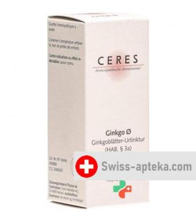 Церера гинкго 20 мл настойка