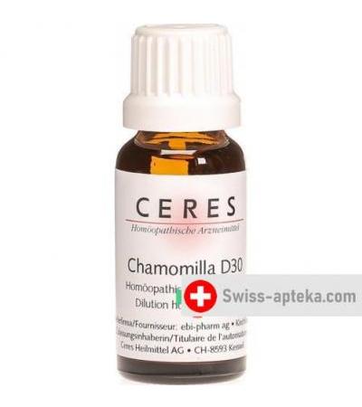 Церера Хамомилла ромашка аптечная Д30 20 мл раствор