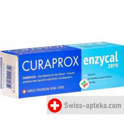 Curaprox Enzycal Zero зубная паста 75мл