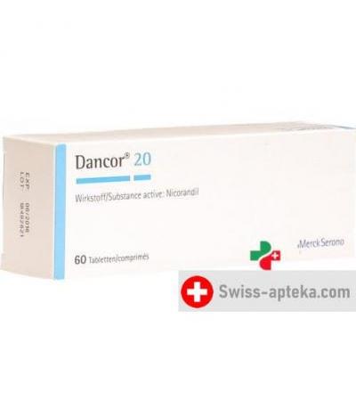 Данкор 20 мг 60 таблеток