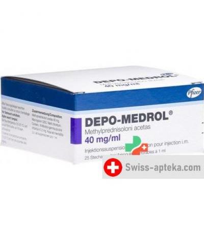Депо Медрол 40 мг/мл 25 x 1 мл суспензия для инъекций