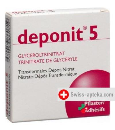 Депонит 5 мг/24 часа 10 пластырей