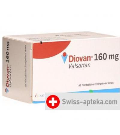 Диован 160 мг 98 таблеток покрытых оболочкой