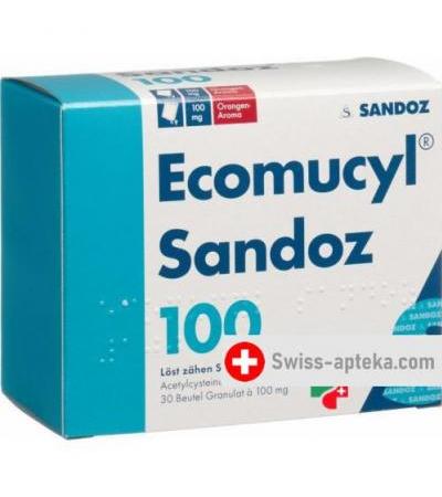 Экомуцил Сандоз 100 мг 30 пакетиков гранулы