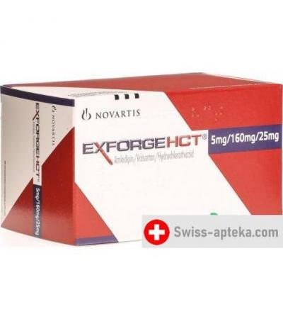 Эксфорж HCT 5мг/160мг/25мг 98 таблеток покрытых оболочкой