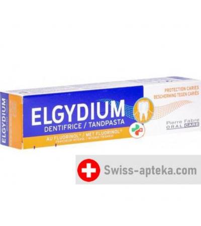 Elgydium Kariesschutz зубная паста в тюбике 75мл