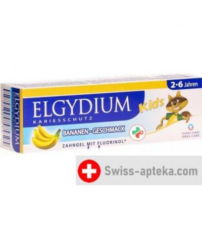 Elgydium Kids Banane 2-6 Jahre зубная паста 50мл