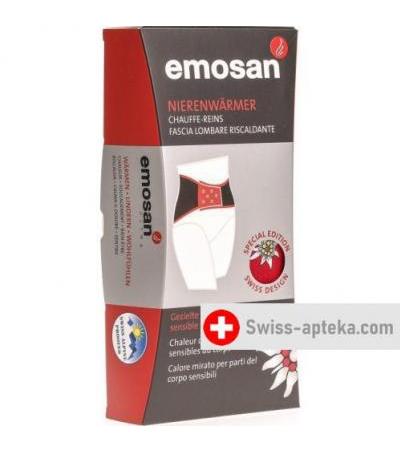 emosan Nierenwarmer Velcro Schwarz размер S Special Swiss Edition