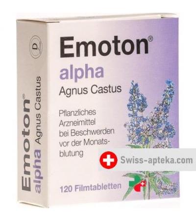 Эмотон Альфа Агнус Кастус 120 таблеток покрытых оболочкой