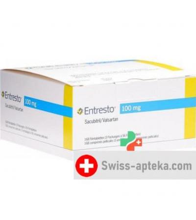 Энтресто 100 мг 168 таблеток покрытых оболочкой