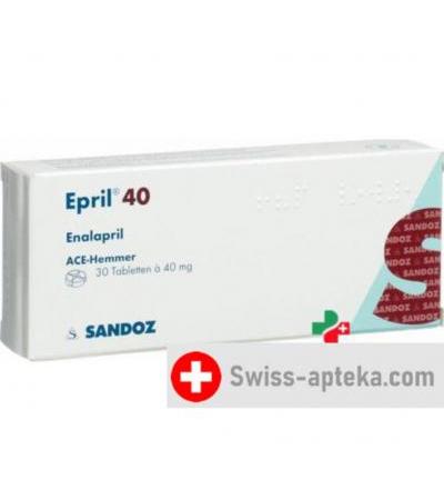 Эприл 40 мг 30 таблеток