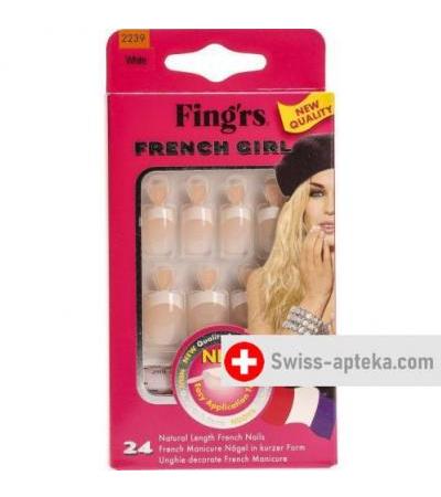 Fingrs kunstliche Nagel French Girl Sporty
