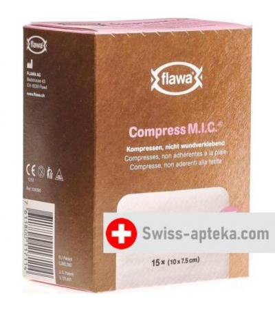 Flawa Compress M.I.C компресс 7.5x10см 15 штук
