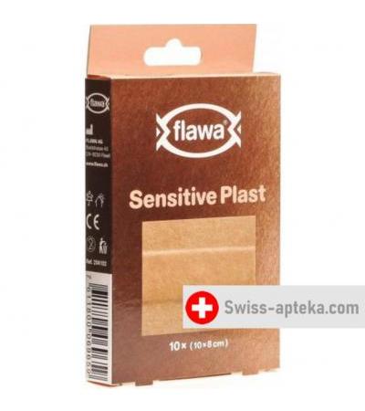 Flawa Sensitive Plast 8x10см 10 штук