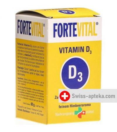 Фортевитал витамин D3 пастилки 60 грамм