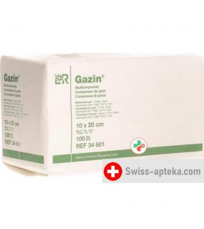 Gazin Mullkompresse 10x20см 8-fach 17-fadig 100 штук