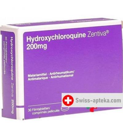 Гидроксихлорокуин Зентива 200 мг 30 таблеток покрытых оболочкой 