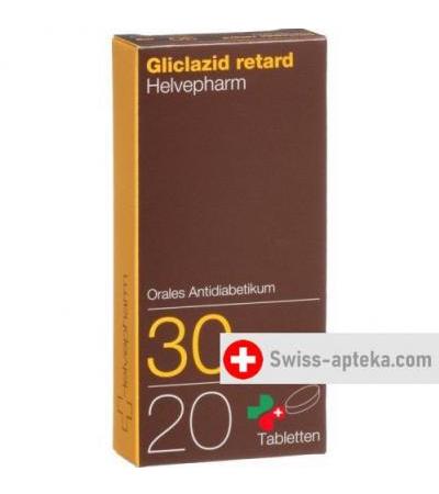 Гликлазид Хельвефарм 30 мг 20 ретард таблеток