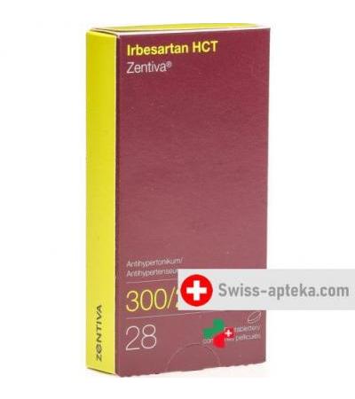 Ирбесартан HCT Зентива 300/25 мг 28 таблеток покрытых оболочкой