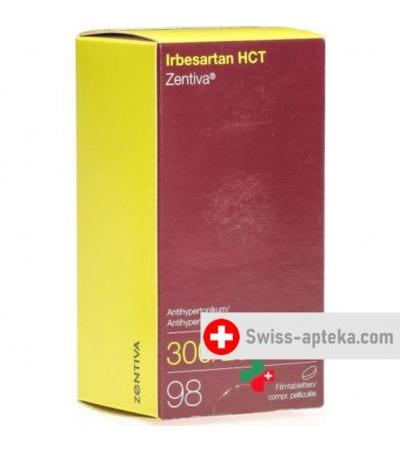 Ирбесартан HCT Зентива 300/25 мг 98 таблеток покрытых оболочкой