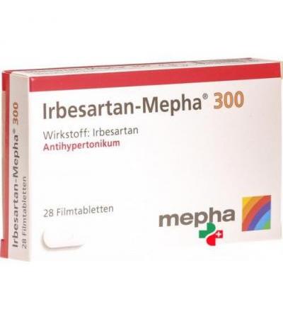 Ирбесартан Мефа 300 мг 28 таблеток покрытых оболочкой