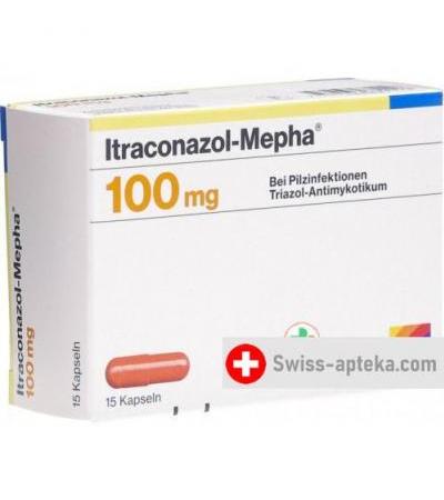 Итраконазол Мефа 100 мг 15 капсул