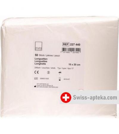 IVF Faltkompressen Typ 17 24-fach 10x20см 50 штук