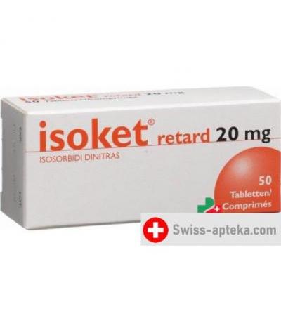 Изокет 20 мг 50 ретард таблеток