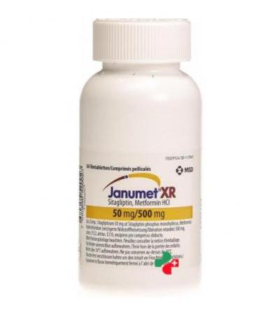 Янумет XR ретард 50/500 мг 56 таблеток покрытых оболочкой