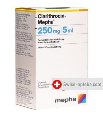 Кларитросин Мефа 250 мг/5 мл суспензия 100 мл