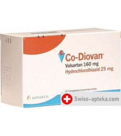 КО Диован 160/25 мг 98 таблеток покрытых оболочкой