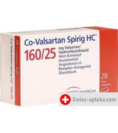 КО Валсартан Спириг 160/25 28 таблеток покрытых оболочкой