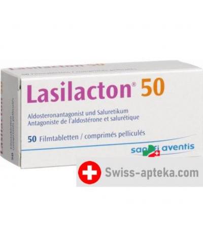Лазилактон 50 мг/20 мг 50 таблеток покрытых оболочкой